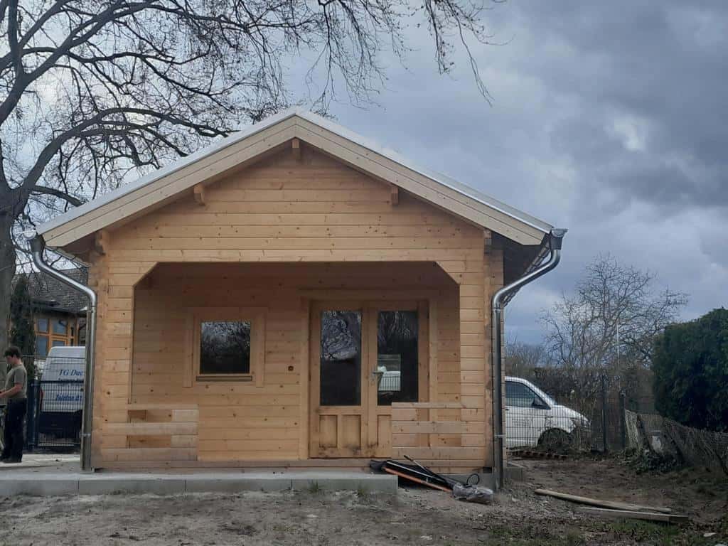 fertiges Holzhaus